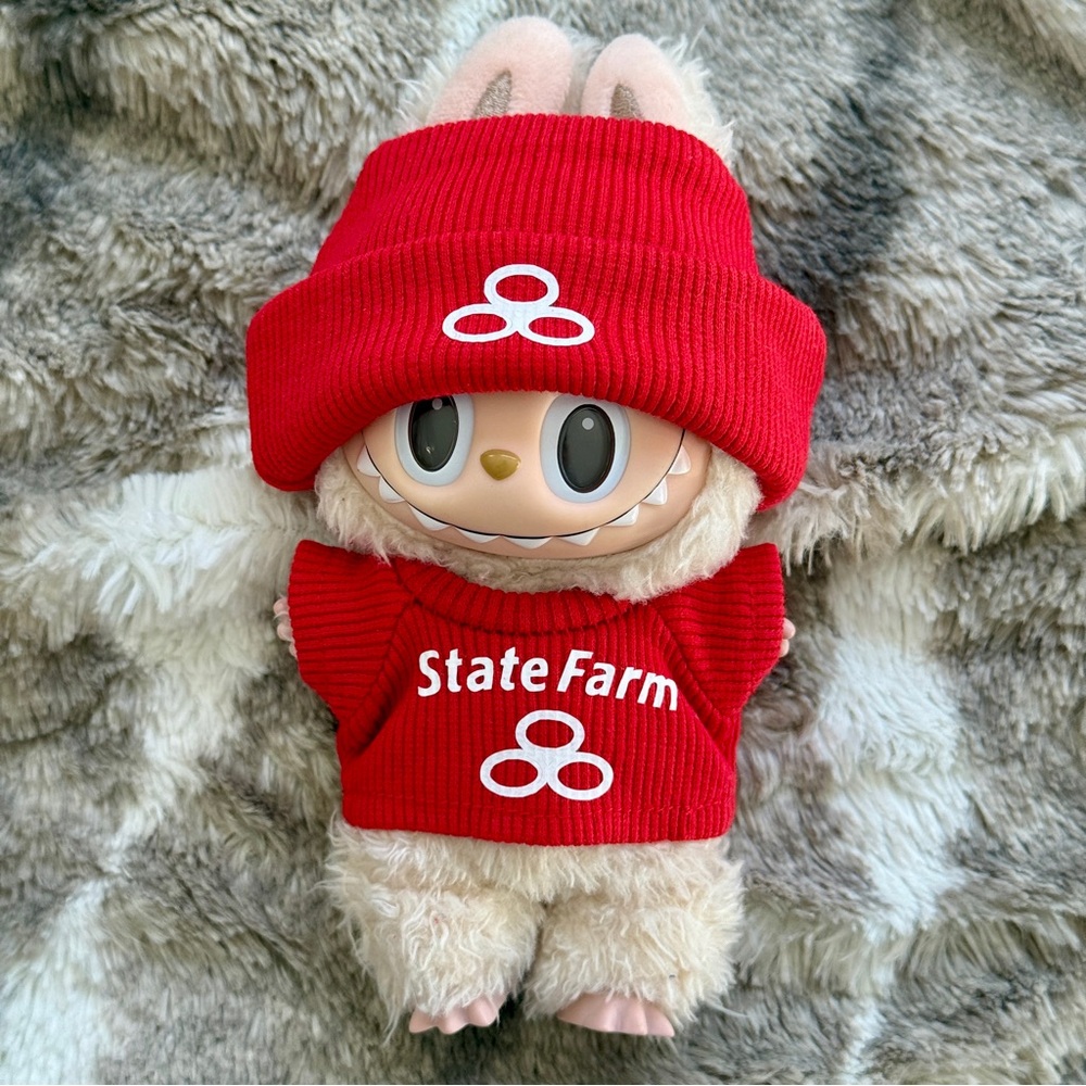 Labubu Outfit Set State Farm - handmade